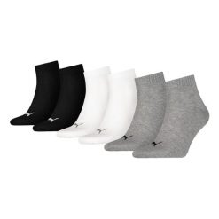 Puma Skarpety Quarter Plain 3-Pack 93858917. Białe skarpetki damskie Puma, bez wzorów. Za 44.99 zł.
