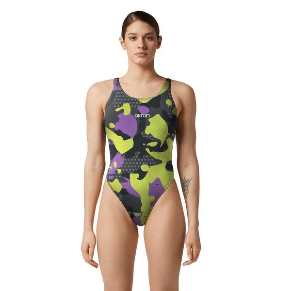Akron Mimetik Swimsuit - Rozmiar 30. Zielone stroje kąpielowe damskie AKRON, xs, bez wzorów. Za 793.28 zł.