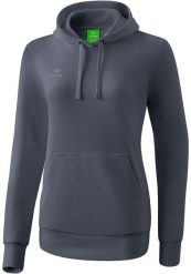 Damska bluza z kapturem Erima Basic. Szare bluzy damskie Erima, bez wzorów, z bawełny, sportowe, bez ramiączek, z kapturem. Za 181.55 zł.