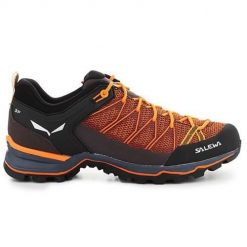 Buty trekkingowe męskie Salewa Mtn Trainer Lite. Brązowe buty zimowe męskie Salewa, bez wzorów, bez obcasa, bez zapięcia. Za 648.00 zł.