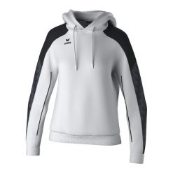 Bluza damska z kapturem Erima Evo Star. Białe bluzy damskie Erima, na zimę, bez wzorów, z materiału, retro, bez ramiączek, z kapturem. Za 248.00 zł.