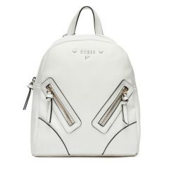 Plecak Guess. Białe plecaki damskie Guess, z aplikacjami. Za 259.99 zł.