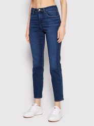 Wrangler Jeansy W26LZM23Z 112145952 Granatowy Slim Fit. Niebieskie jeansy damskie Wrangler, bez wzorów, z bawełny. Za 269.00 zł.