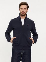 Napapijri Bluza Balis NP0A4HHW Granatowy Regular Fit. Niebieskie bluzy męskie Napapijri, m, bez wzorów, z bawełny, bez ramiączek, bez kaptura. Za 249.99 zł.