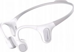 Słuchawki Mojawa Run Plus IP68 - wodoszczelne bezprzewodowe słuchawki z przewodzeniem kostnym (white). Białe słuchawki bezprzewodowe NoName. Za 345.59 zł.