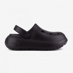 Męskie klapki-mule Coqui 44/45, czarne. Czarne klapki męskie Coqui, bez wzorów, bez zapięcia. Za 134.99 zł.