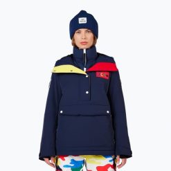 Kurtka narciarska damska Rossignol JCC Valthor. Niebieskie kurtki sportowe damskie Rossignol, l, bez wzorów, z materiału, bez ramiączek, bez kaptura, narciarskie, primaloft. Za 2,999.00 zł.