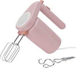 Mikser ręczny Foodie różowy. Czerwone miksery Rig-Tig. Za 292.00 zł.