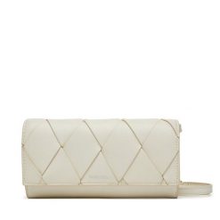 Torebka Calvin Klein. Białe listonoszki damskie Calvin Klein, bez wzorów, bez dodatków. Za 219.99 zł.