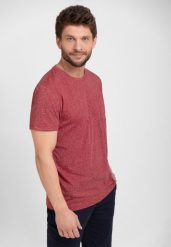 T-shirt z kieszonką T-MEIL. Czerwone t-shirty męskie Volcano, l, bez wzorów, z bawełny, bez kołnierzyka, bez ramiączek. Za 69.99 zł.