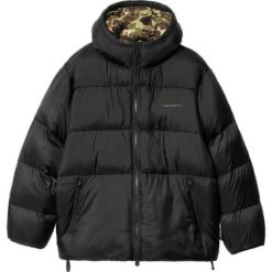 Męska kurtka Carhartt Carhartt Toronto Jacket I033920-2F4. Czarne kurtki męskie Carhartt, m, bez wzorów, z materiału, z kapturem. Za 874.68 zł.