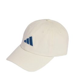 Czapka DAD CAP TONAL LOGO. Białe czapki damskie Adidas, bez wzorów, z bawełny, klasyczne. Za 109.00 zł.