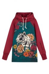 Bluza outdoorowa z kapturem damska DEEP TRIP Alex softshell. Czerwone bluzy damskie DEEP TRIP, na zimę, m, bez wzorów, z bawełny, sportowe, bez ramiączek, z kapturem. Za 499.00 zł.