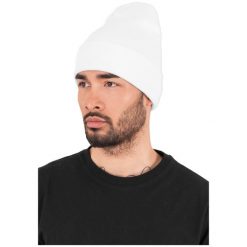 Czapka Flexfit heavyweight long. Białe czapki damskie FLEXFIT, na zimę, bez wzorów. W wyprzedaży za 35.00 zł.