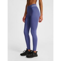 Legginsy damskie Hummel Te Fundamental. Niebieskie legginsy damskie Hummel, bez wzorów. Za 229.00 zł.