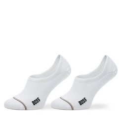 Stopki BOSS. Białe skarpety męskie Boss, bez wzorów. Za 69.99 zł.
