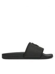 KARL LAGERFELD Klapki Kondo 2.0 KL80919M Czarny. Czarne klapki damskie KARL LAGERFELD, bez wzorów, z tworzywa sztucznego, bez obcasa, bez zapięcia. Za 259.99 zł.