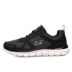 BUTY męskie SKECHERS BUCOLO 52630-BKW sportowe 45. Czarne buty sportowe męskie Skechers, bez wzorów, bez zapięcia. Za 219.99 zł.