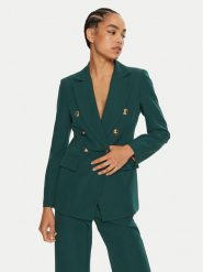 Maryley Marynarka 24IB139/43GU Zielony Regular Fit. Zielone marynarki i żakiety damskie Maryley, bez wzorów, z syntetyku, bez kołnierzyka, bez ramiączek. Za 289.99 zł.