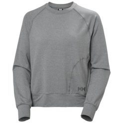 Bluza damska Helly Hansen Tyri. Szare bluzy damskie Helly Hansen, m, bez wzorów, z elastanu, bez ramiączek, bez kaptura. Za 367.50 zł.
