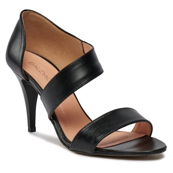 Sandały Baldaccini. Czarne sandały damskie Baldaccini, bez wzorów, bez obcasa, na szpilce, bez zapięcia. Za 319.99 zł.