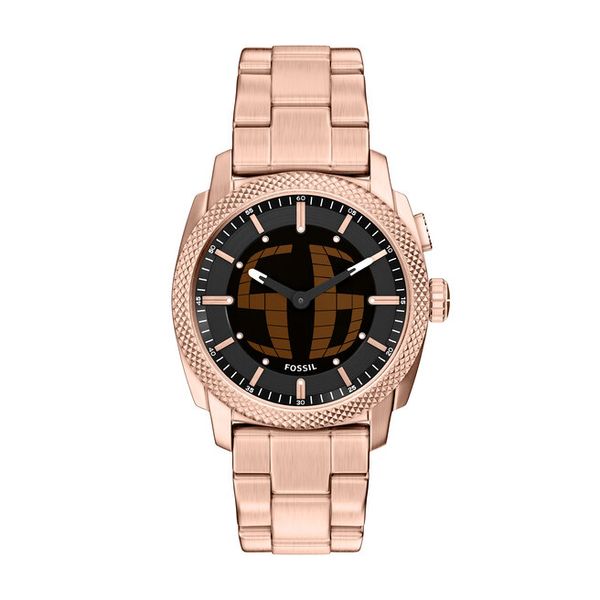 Zegarek Fossil. Czerwone zegarki męskie FOSSIL, bez wzorów, złote. Za 692.99 zł.