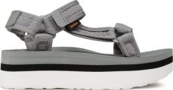 Teva Sandały damskie Flatform Universal Mesh Print szare r. 36. Szare sandały damskie Teva, bez wzorów, z meshu, bez obcasa, bez zapięcia. Za 237.30 zł.