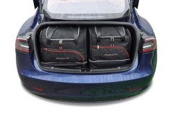 Torby Do Bagażnika Tesla Model 3 Ev 2017-2020 7Szt Kjust. Czarne torby podróżne damskie KJUST, bez wzorów, z kauczuku. Za 1,907.00 zł.