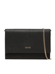 Liu Jo Torebka Xs Crossbody AXX018 E0087 Czarny. Czarne torebki do ręki damskie Liu Jo, bez wzorów, ze skóry, bez dodatków. Za 449.99 zł.