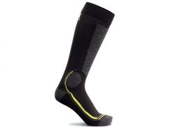 Skarpety Volkl Ski Kneehigh Comfort Black 2020. Czarne skarpetki damskie Völkl, bez wzorów, z materiału. Za 49.00 zł.