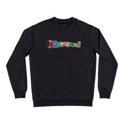 Bluza turystyczna męska DC Shoes Ransom. Czarne bluzy męskie DC Shoes, m, bez wzorów, z bawełny, sportowe, bez ramiączek, bez kaptura. Za 165.00 zł.