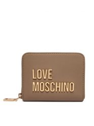 LOVE MOSCHINO Portfel JC5613PP0PKD0105 Beżowy. Brązowe portfele damskie Love Moschino, ze skóry. Za 399.99 zł.