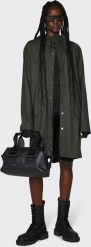 Rains Rains kurtka przeciwdeszczowa unisex LONG JACKET 12020 03 GREEN L. Zielone kurtki sportowe damskie Rains, l, bez wzorów, bez ramiączek, bez kaptura. Za 429.99 zł.