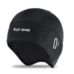 Czapka letnia z jedwabiu chłodzącego UV, kominiarka czarna/pomarańczowa. Brązowe czapki damskie WEST BIKING, na lato, bez wzorów, z jedwabiu, sportowe. Za 58.16 zł.
