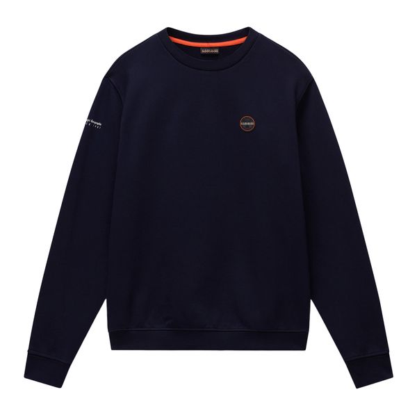 Bluza męska Napapijri B-Badge C Sum. Niebieskie bluzy męskie Napapijri, m, bez wzorów, bez ramiączek, bez kaptura. Za 319.99 zł.