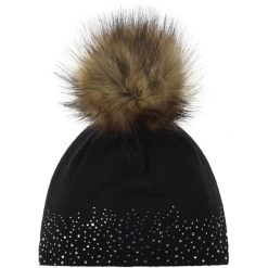 Czapka Zimowa Eisbar Nalin Lux Crystal MÜ. Czarne czapki damskie Eisbar, na zimę, bez wzorów. Za 232.58 zł.