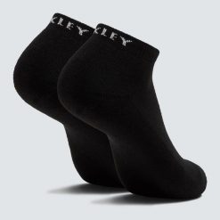 Skarpetki unisex Oakley Short Solid Socks 3 Pary. Czarne skarpety męskie Oakley, bez wzorów. Za 70.99 zł.