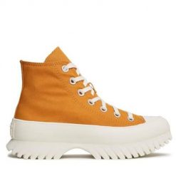 Buty do chodzenia damskie Converse Chuck Taylor All Star Lugged 2.0. Brązowe obuwie sportowe damskie Converse, bez wzorów, z materiału, bez zapięcia, trekkingowe. W wyprzedaży za 439.95 zł.