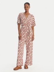 Max Mara Beachwear Kombinezon Egrege 2616641029 Miedziany Regular Fit. Brązowe sukienki damskie Max Mara Beachwear, m, bez wzorów, z wiskozy, bez kołnierzyka, bez ramiączek. Za 1,479.00 zł.