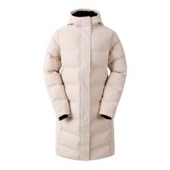 Kurtka Ocieplana Damska Wander. Brązowe kurtki sportowe damskie Dare 2B, bez wzorów, z puchu, bez ramiączek, bez kaptura, trekkingowe. Za 326.99 zł.