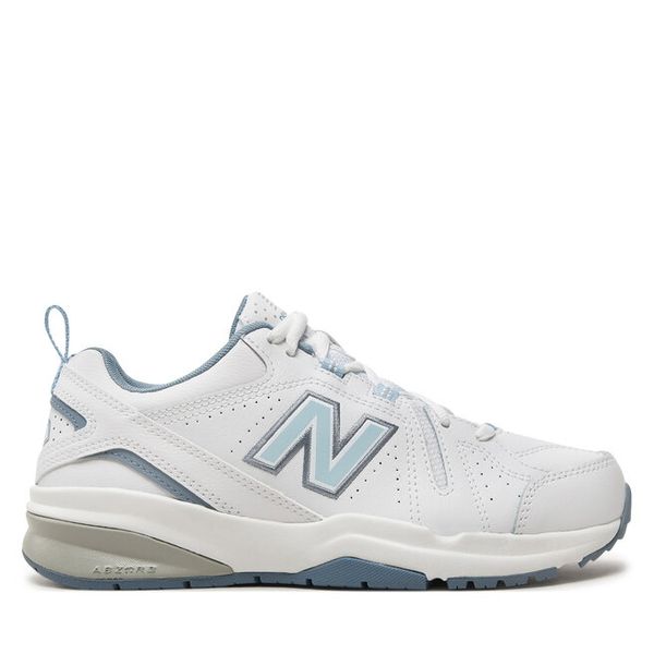 Buty na siłownię New Balance. Białe obuwie sportowe damskie New Balance, bez wzorów, bez zapięcia, na fitness i siłownię. Za 319.99 zł.
