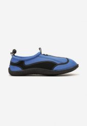Niebieskie Buty Sportowe Wsuwane z Elastyczną Podeszwą Rivasole. Niebieskie buty sportowe męskie Born2be, na lato, bez wzorów, z materiału, bez zapięcia. Za 29.99 zł.