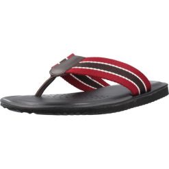 Sandały GEOX U ERICE Czerwony. Czerwone sandały męskie Geox, bez wzorów, ze skóry, bez zapięcia. Za 264.99 zł.