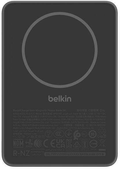 Powerbank Belkin BoostCharge Slim 5000 mAh Czarny (BPD010HQBK). Czarne powerbanki Belkin. Za 144.72 zł.