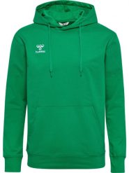 Bluza z kapturem Hummel Go 2.0. Zielone bluzy damskie Hummel, xl, bez wzorów, z bawełny, bez ramiączek, z kapturem. Za 233.50 zł.