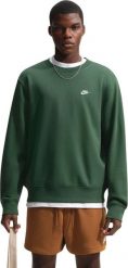 Nike Bluza męska Nike Club BB zielona FN3886 323 2XL. Zielone bluzy męskie Nike, m, bez wzorów, bez ramiączek, bez kaptura. Za 291.58 zł.