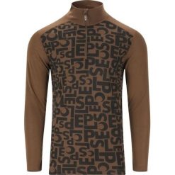 Sweter zapinany na zamek Slope Rei AOP Printed. Brązowe swetry męskie SLOPE, bez wzorów, sportowe, bez kołnierzyka, bez ramiączek. Za 173.00 zł.