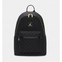 Plecak miejski Air Jordan Monogram Backpack Black Czarny - MA0758-023. Czarne plecaki męskie Jordan, bez wzorów, sportowe. Za 573.85 zł.