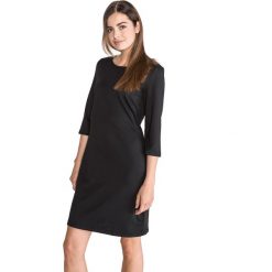 Vero Moda Vigga Sukienka Czarny. Czarne sukienki damskie Vero Moda, l, bez wzorów, z elastanu, bez kołnierzyka, bez ramiączek. Za 133.95 zł.