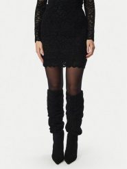 Guess Spódnica mini W6BD59 K7909 Czarny Regular Fit. Czarne spódnice damskie Guess, m, z aplikacjami, z syntetyku, mini. Za 292.99 zł.